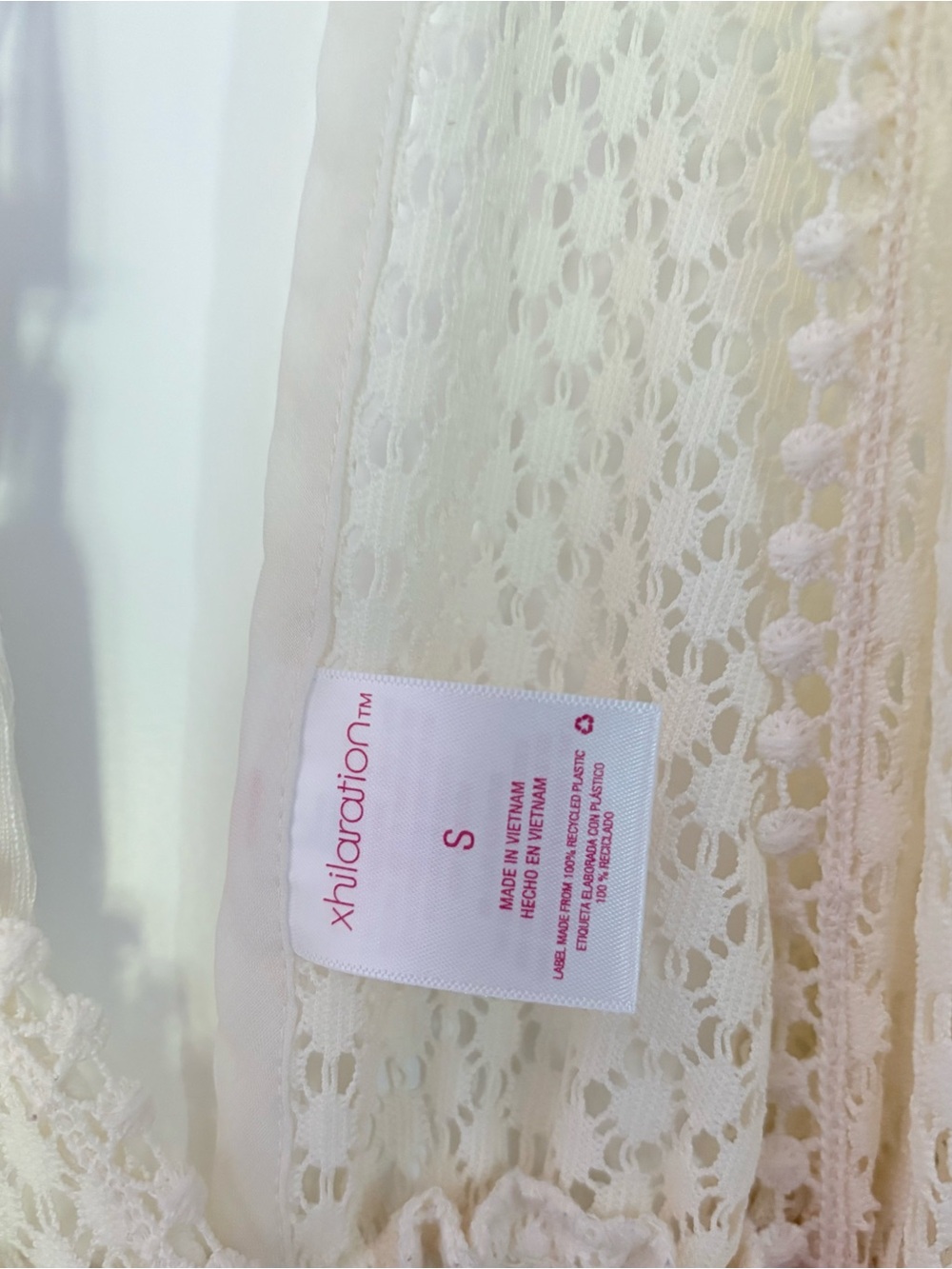 Xhilaration Lace Boho Swim Cover-Up - Picture 3 of 3